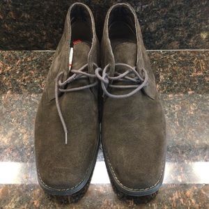NEW Calvin Klein Chukka Brown Suede Boots-10.5 Size